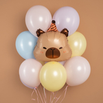 Фольгированный шар-фигура «Капибара в колпачке», 61 см