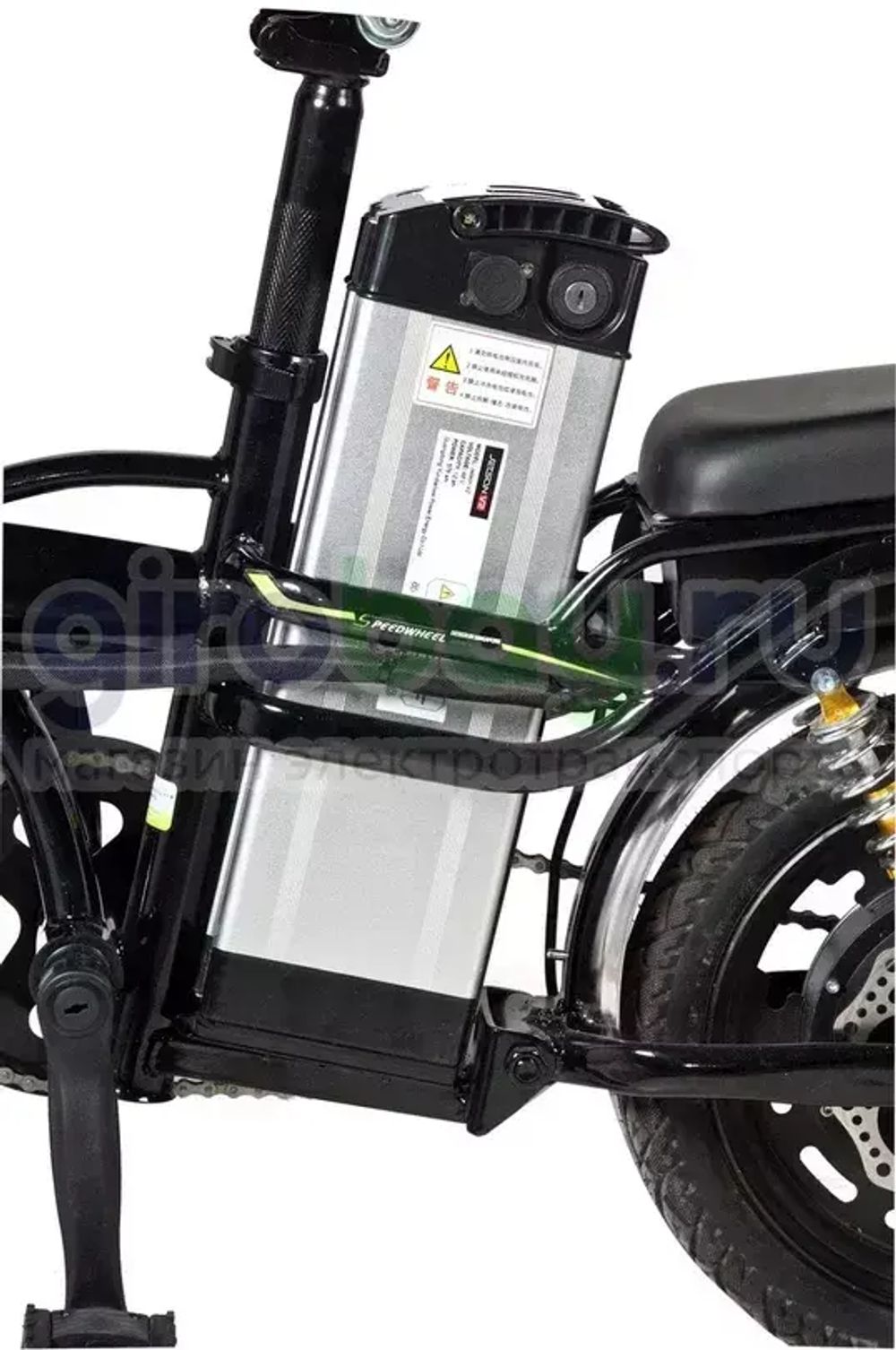 Электровелосипед Jetson V2 Pro 350W (48V/15Ah) (Черный) фото 7 фото №9