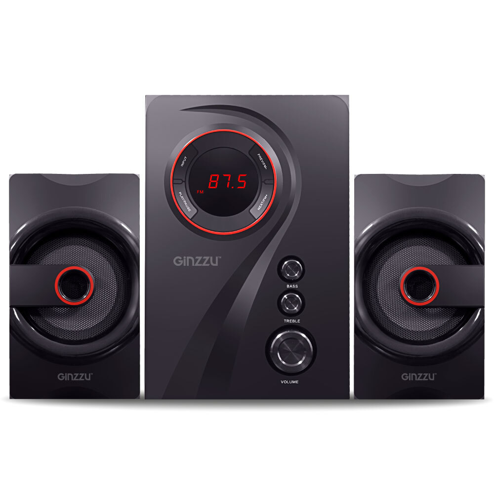 Акустика Ginzzu GM-406 USB/FM/40W Bluetooth (2.1)