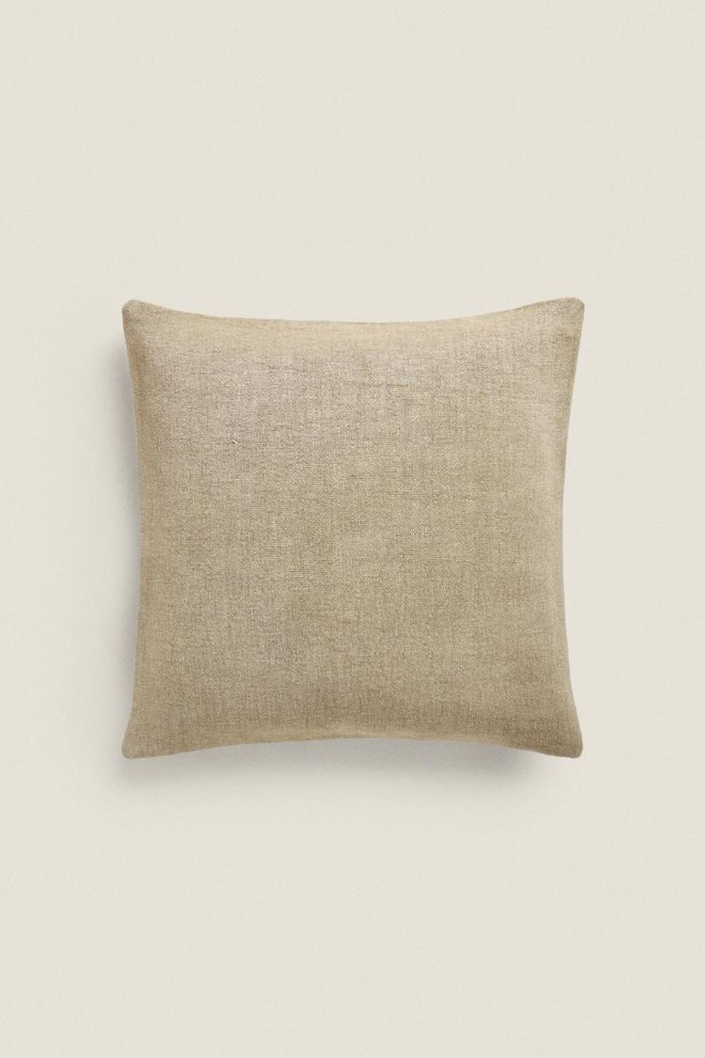 ZARA HOME ОДНОТОННЫЙ ЧЕХОЛ НА ПОДУШКУ, СВЕТЛО-ЗЕЛЕНЫЙ