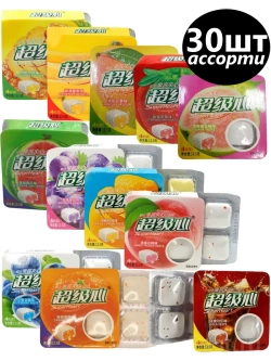 Жевательная резинка c начинкой ассорти 13,5 г * 30 шт
