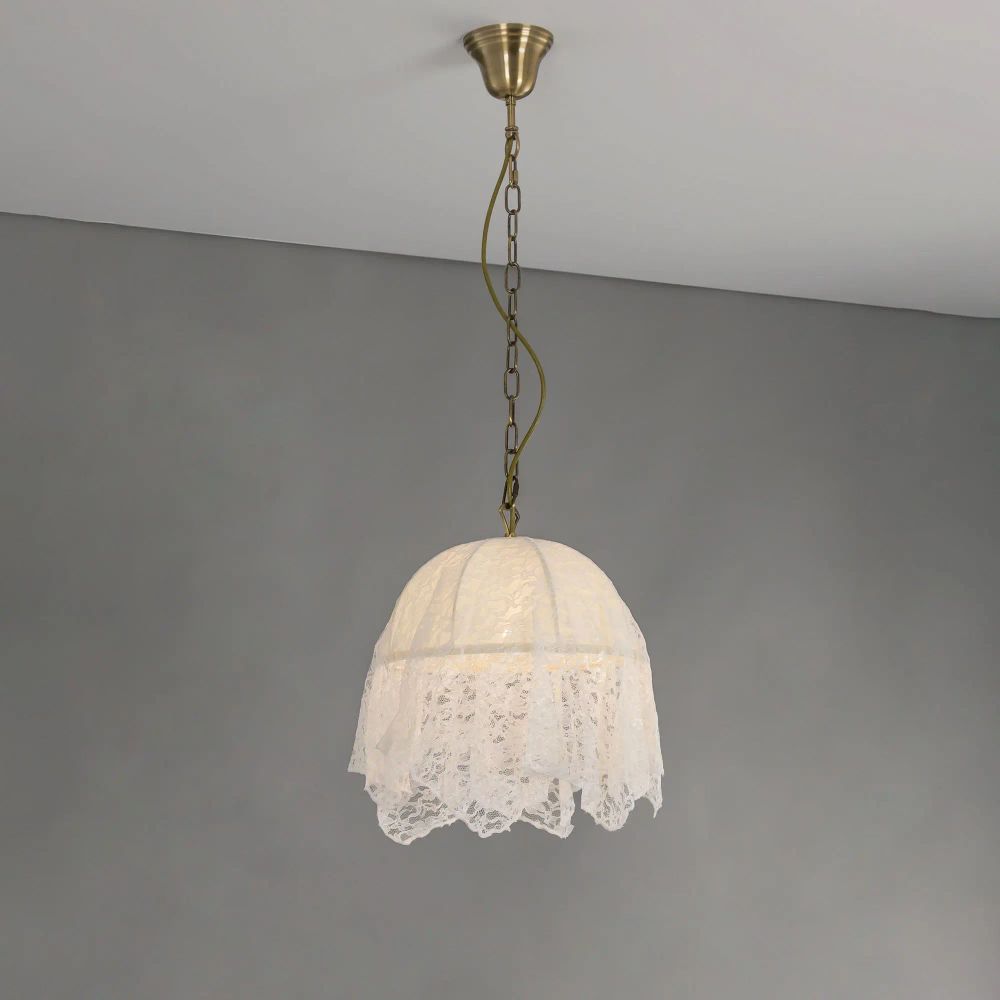 Citilux Базель CL407114 Подвесной светильник с абажуром Кружево