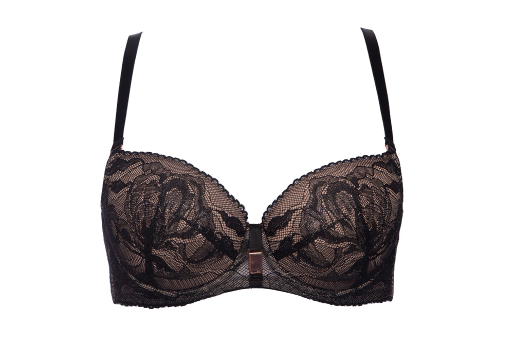 Бюстгальтер Frozen Black с чашками на тонком поролоне (Размер: 85B) (Цвет: черный)