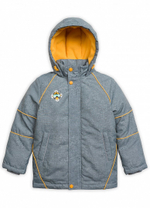 Pelican BZWL3074/1 Куртка зимняя для мальчиков Освежайс серая