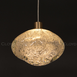 Подвесной светильник Cloyd VOCAL-A P1 / латунь - прозрачн. стекло (арт.11345)