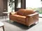 Двухместный диван с электрореклайнером Angel Cerda 6180, коричневая кожа
