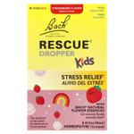 Bach, RESCUE® Dropper Kids, для снятия стресса, для детей от 2 лет, со вкусом клубники, 10 мл (0,35 жидк. Унции)