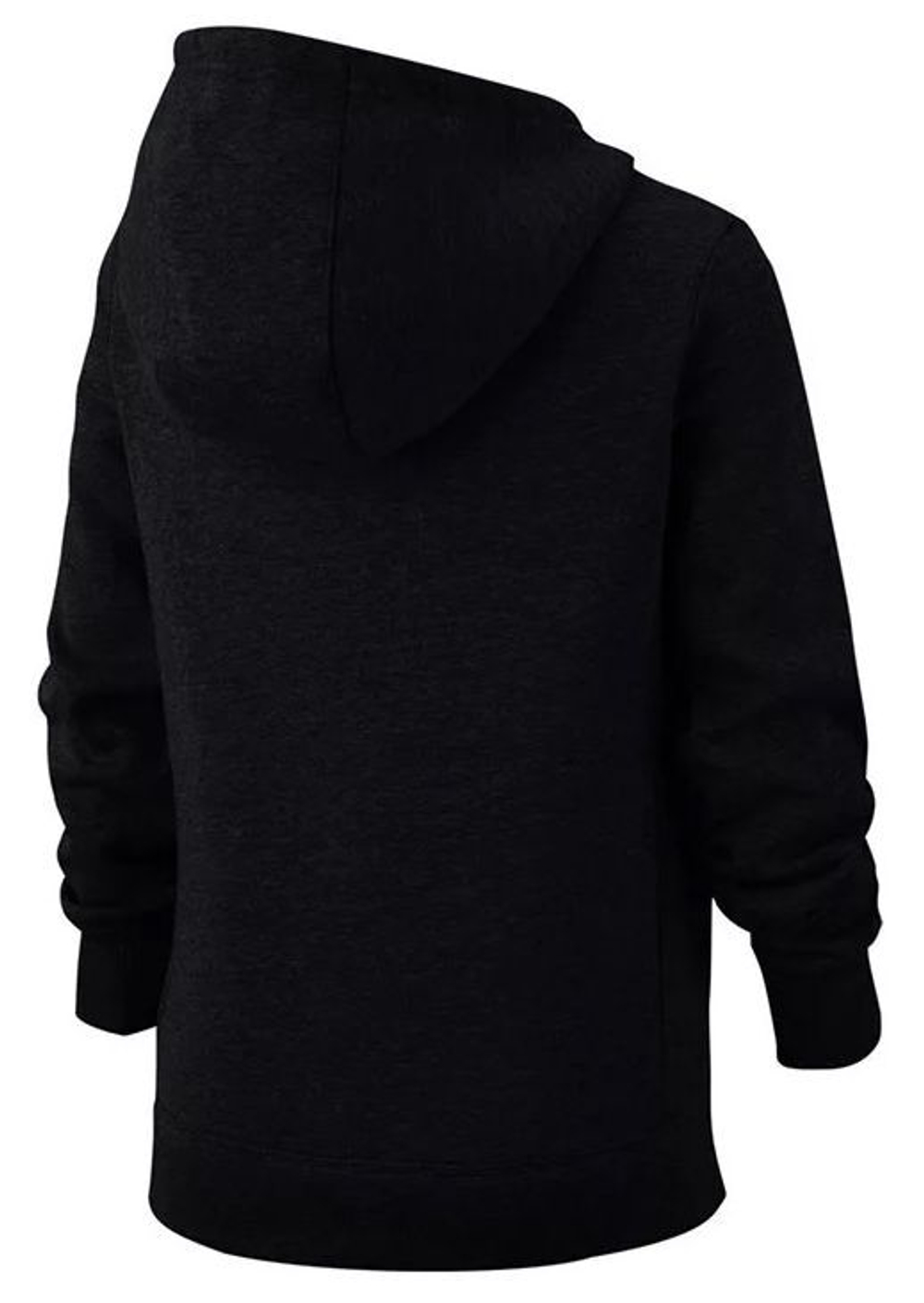 Кофта для девочки теннисная  Nike Sportswear Pullover Hoodie - black/barely volt