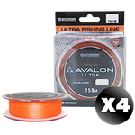 Шнур Bushido Avalon Ultra Orange 150м 0439 -