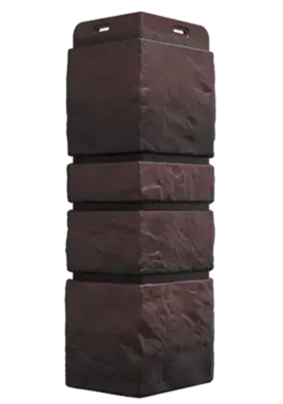 Угол наружный для фасадных панелей Burg, Тёмный