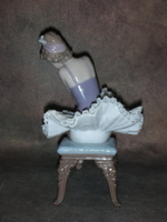 Статуэтка. Фарфор. Премьера Балерина на стуле. Lladro. Испания