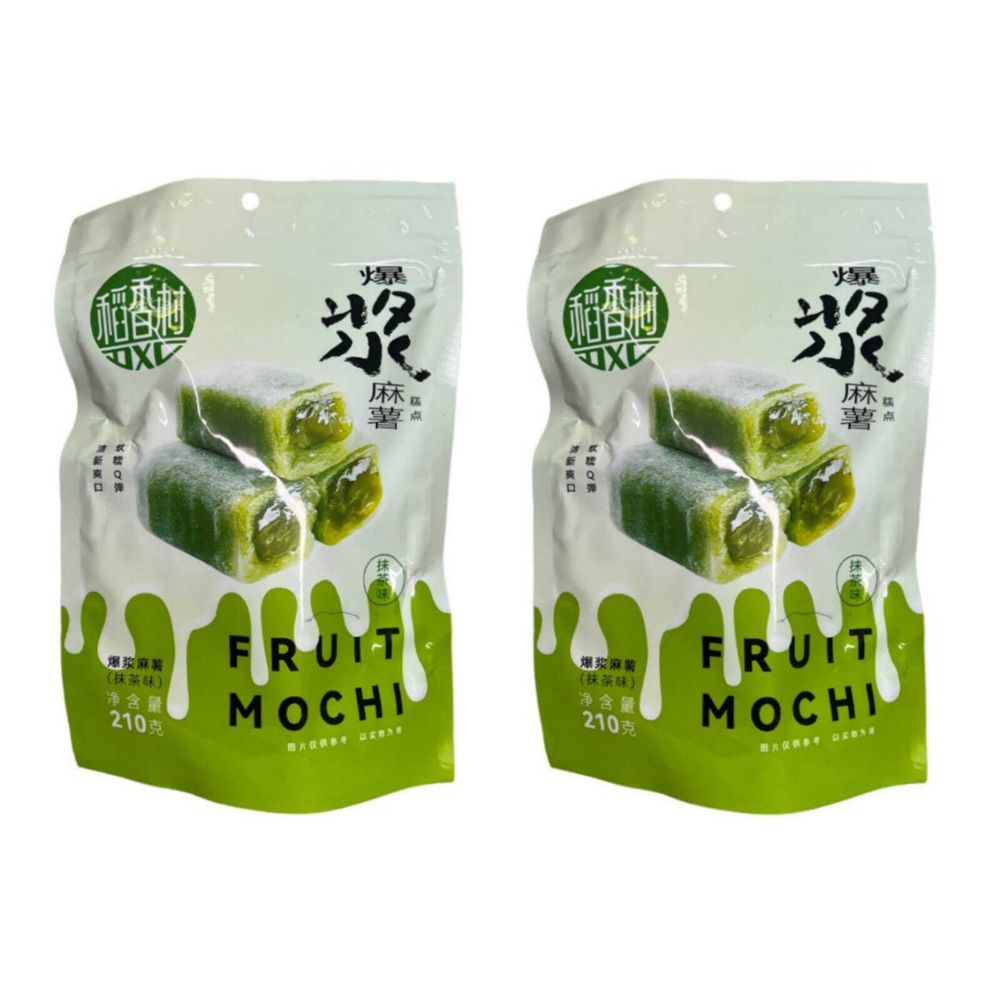 Рисовое пирожное Моти Daoxingcun со вкусом матча 210 г