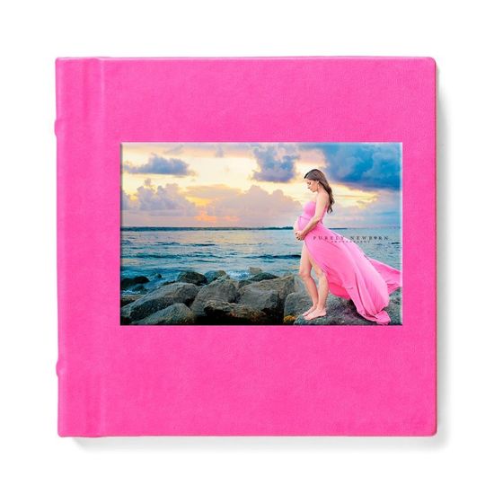 20х20 фотокнига с фото-вставкой (все цвета эко-кожи внутри)