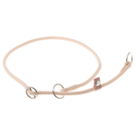 V.I.PET Ошейник-удавка (со стопором) с 2-я кольцами круглый 6 мм, 60 см