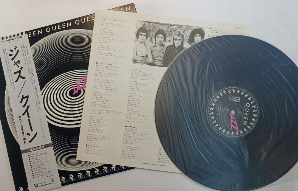 Винтажная виниловая пластинка Queen Jazz (Japan 1978)