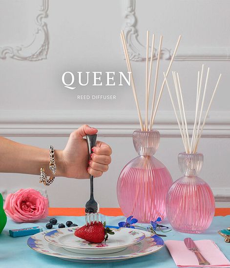Аромадиффузор QUEEN 03 ЧАЙ МАТЧА-БЛАГОВОНИЯ-ПАЧУЛИ, Mr&Mrs Fragrance