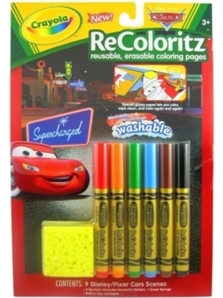 Многоразовая раскраска Recoloritz "Тачки"