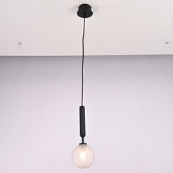 Подвесной светильник RAFFIN Black/Transparent