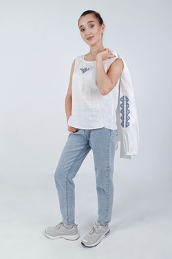 Блузка с чувашской вышивкой