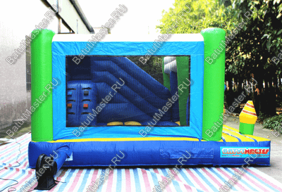 Коммерческий надувной батут "Осьминог 2", размер 5*4*2,5 м