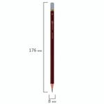 Карандаш чернографитный художественный H, 1 шт., BRAUBERG ART "PREMIERE", ВЫСШЕЕ КАЧЕСТВО, 181885