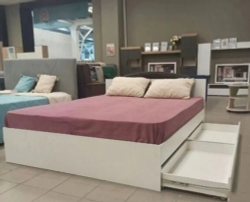 Кровать 1,6 м "Симпл" КР-17 Белая