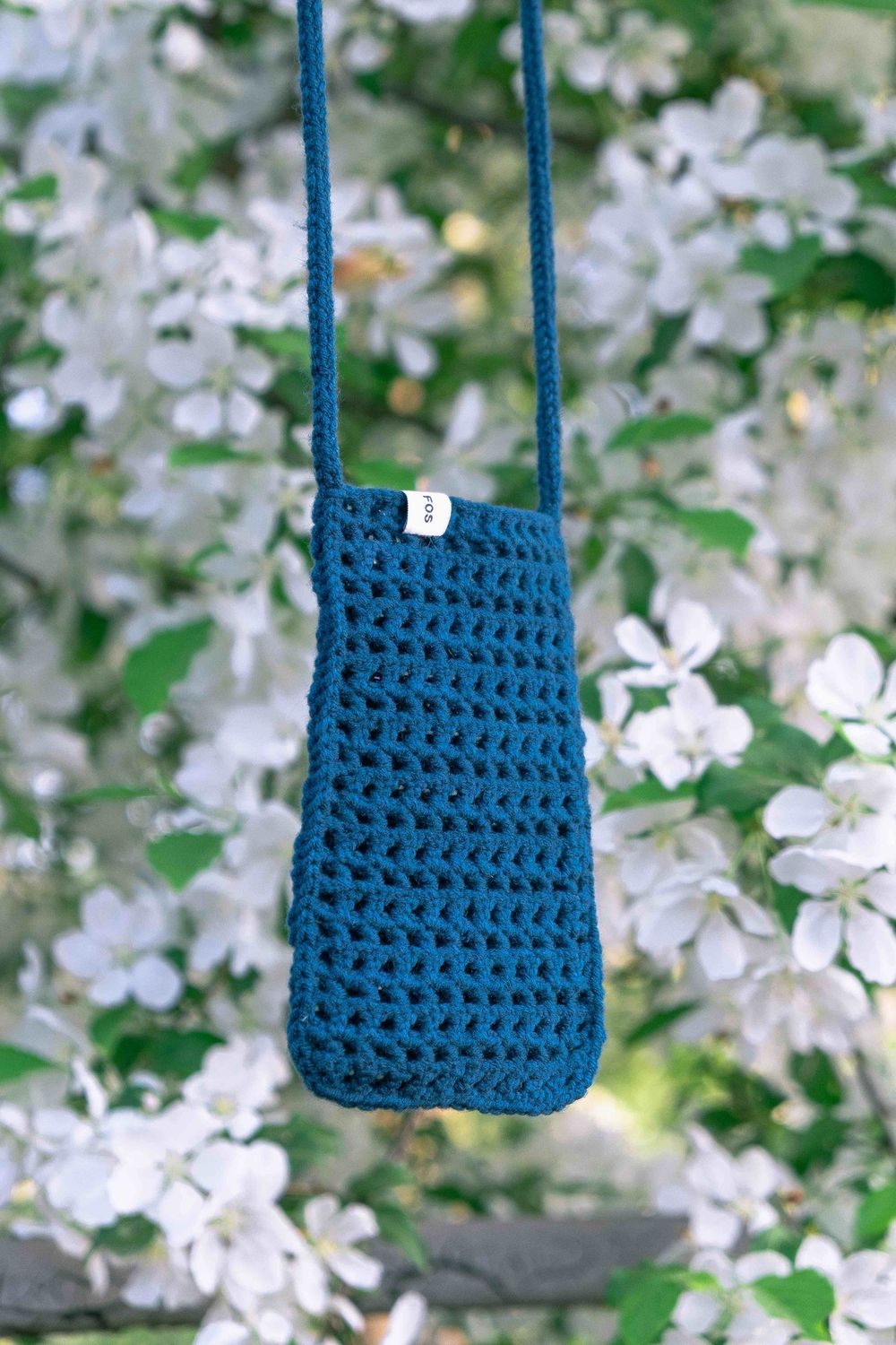 Вязаная сумочка FOS Темно-Синяя