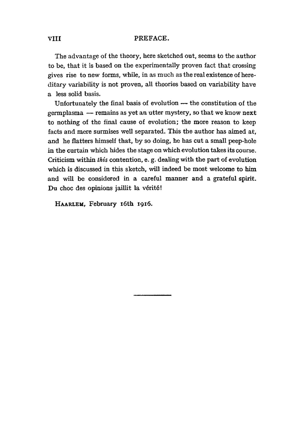 Evolution by means of hybridization | Johannes Paulus Lotsy