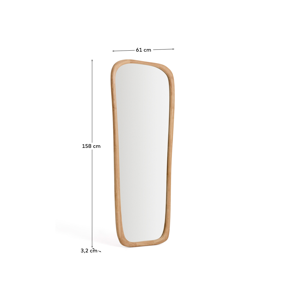 Зеркало из тикового дерева Alura 158 x 61 см