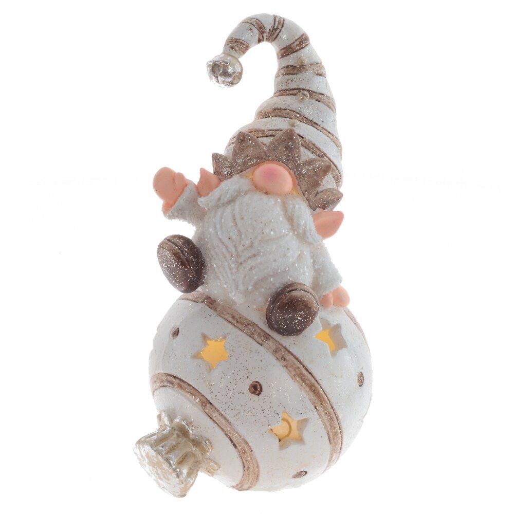 GAEM Фигурка декоративная "Гном" с подсветкой (LR44х2), L10 W9 H18 см, 2в.