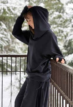 Худи /синий / унисекс / петля