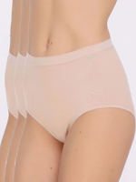 Набор из 3 высоких трусиков-слипов Esencial (Размер: M) (Цвет: кофейный)