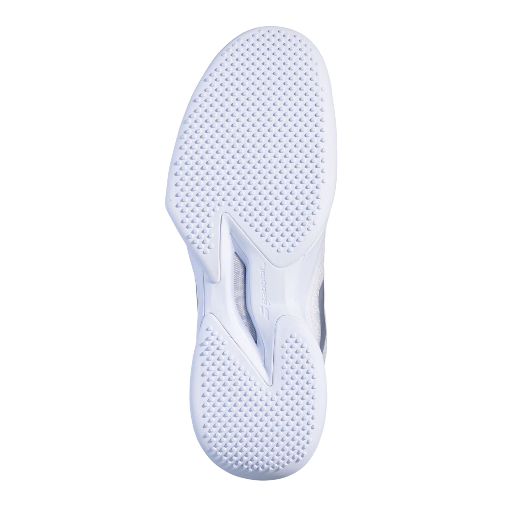 Женские теннисные кроссовки Babolat Jet Mach 3 Grass Court Shoe Women - White, Silver