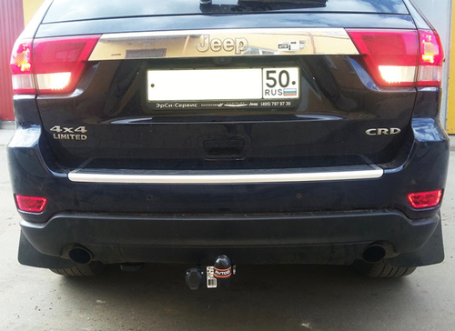 Фаркоп на JEEP GRAND CHEROKEE (2011-) (без электрики, паспорт/сертификат в комплекте) Автос.JW 03