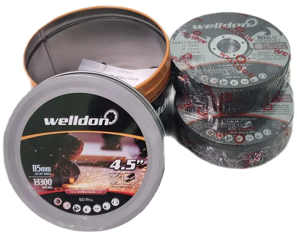 Welldon Abrasive Круг отрезной 115 x 1 x 22.23