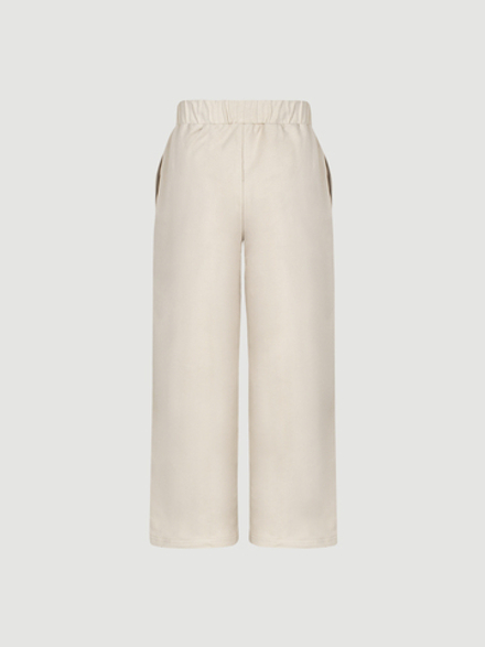 Брюки прямого кроя Mjölk Beige