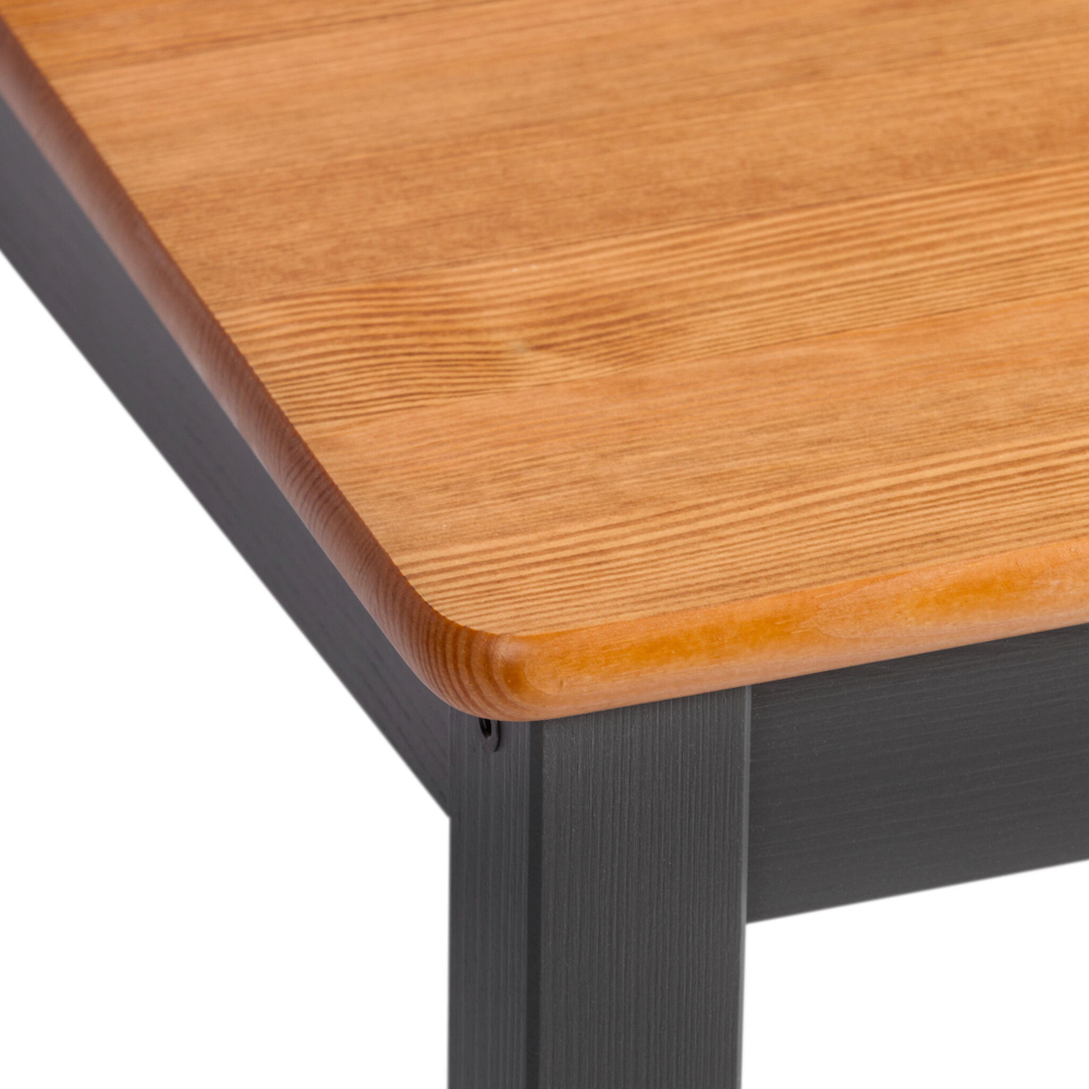 Стул Соната / Sonata chair массив сосны, 41х50х95 см, антик /графит