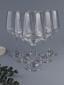 Набор бокалов для вина, 365 мл, 6 шт. прозрачные