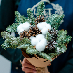 Новогодняя композиция из нобилиса 18