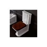 Унитаз напольный Kerasan Waldorf 4117 с бачком 4179 Белый/ручка хром