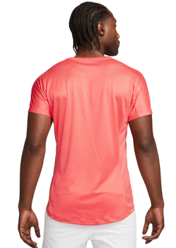 Мужская теннисная футболка Nike Rafa Challenger Dri-Fit Tennis Top - ember glow/jade ice/white