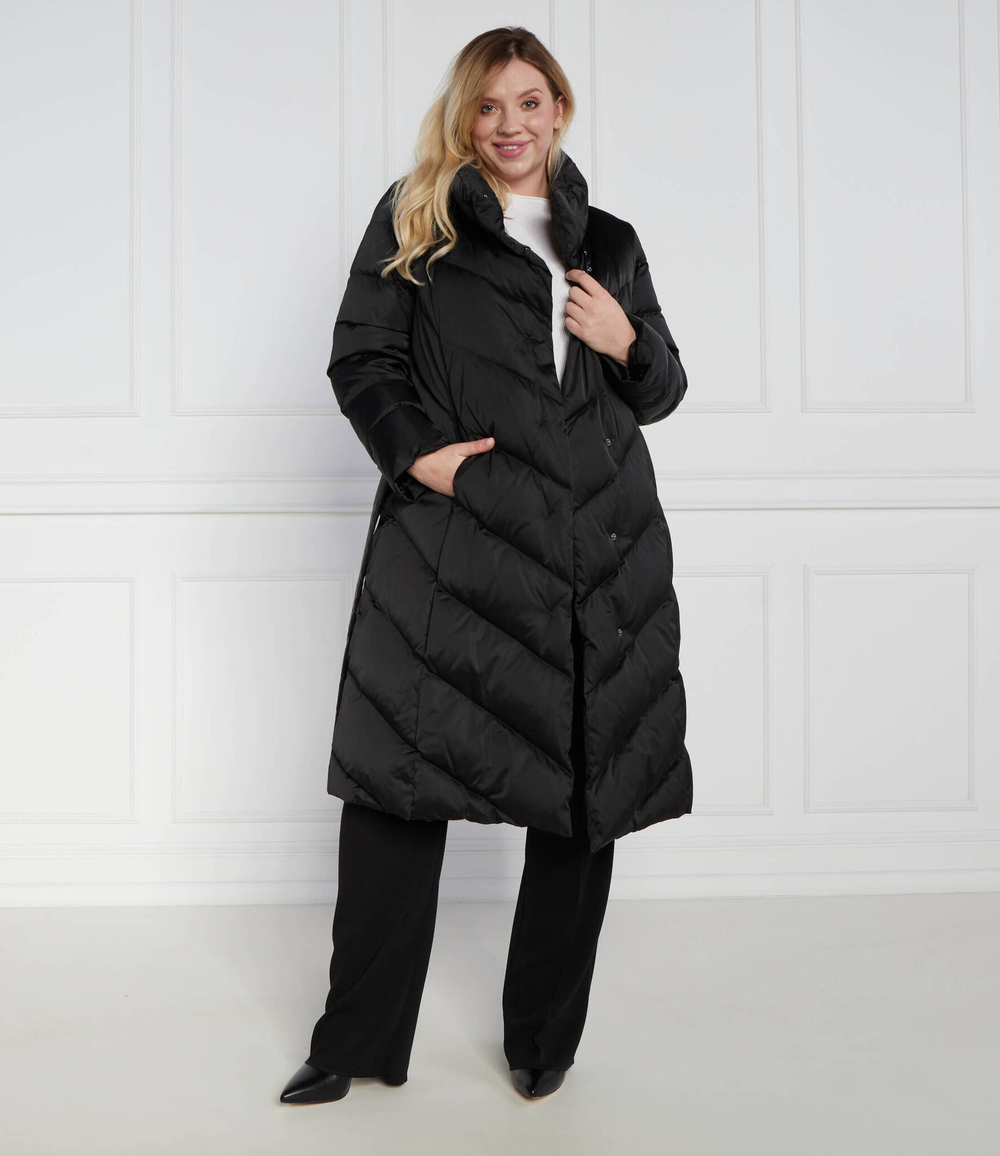 Пуховое пальто Plus size Persona by Marina Rinaldi - черный(1494082)