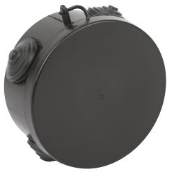 Распаячная коробка ЭРА KOR-85-40-4g-B открытой установки черная 85х40мм с гермовводами 4 вх. IP54