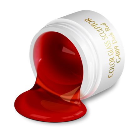 Nail Club Гель витражный G-009 Dark Red Glass 15 мл