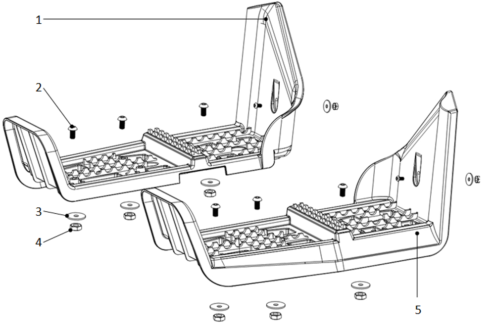 Запчасти H к квадроциклу Motax Grizlik X16