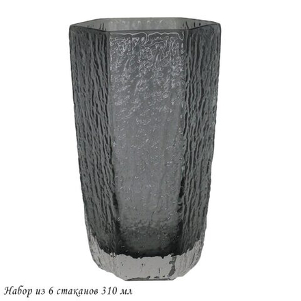 Lenardi 583-019 Набор из 6 стаканов 310 мл в под.уп.(х4)Стекло