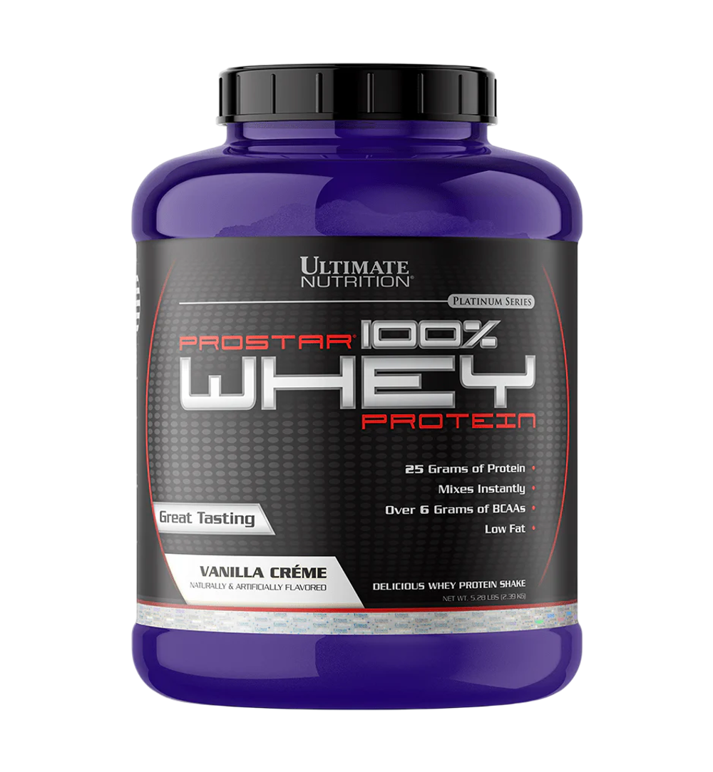 Ultimate Nutrition Prostar 100% Whey Protein 2.39 kg , Концентрат сывороточного протеина