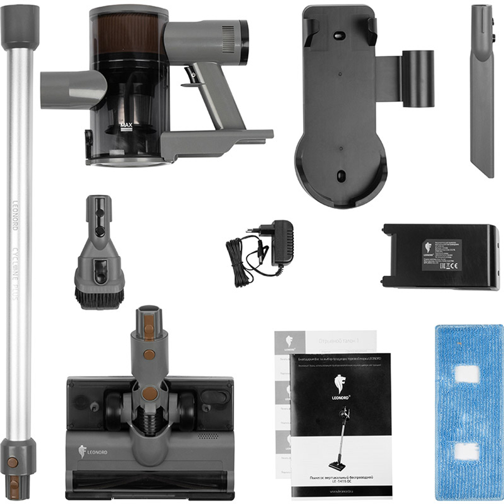 Пылесос вертикальный беспроводной LEONORD LE-1416 DC (110406)