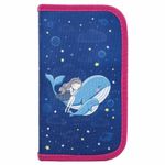 Пенал BRAUBERG, 2 отделения, ткань, 19х11 см, Ocean dream, 270178