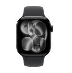 Apple Watch Series 11 GPS 46mm Jet Black Aluminum Case with Sport Band Black (Спортивный ремешок черного цвета) (S/M, 140–190 mm) MEUW4